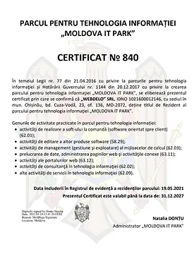 IT Park Registration document