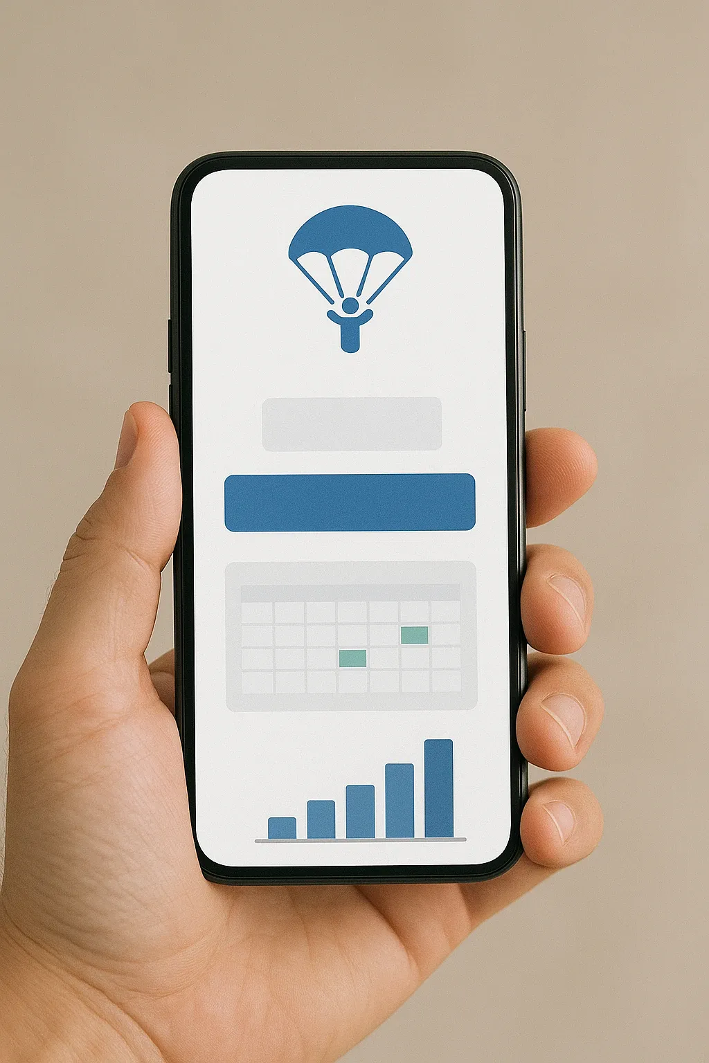 Effiziente Buchungslösung für Fallschirmsprünge