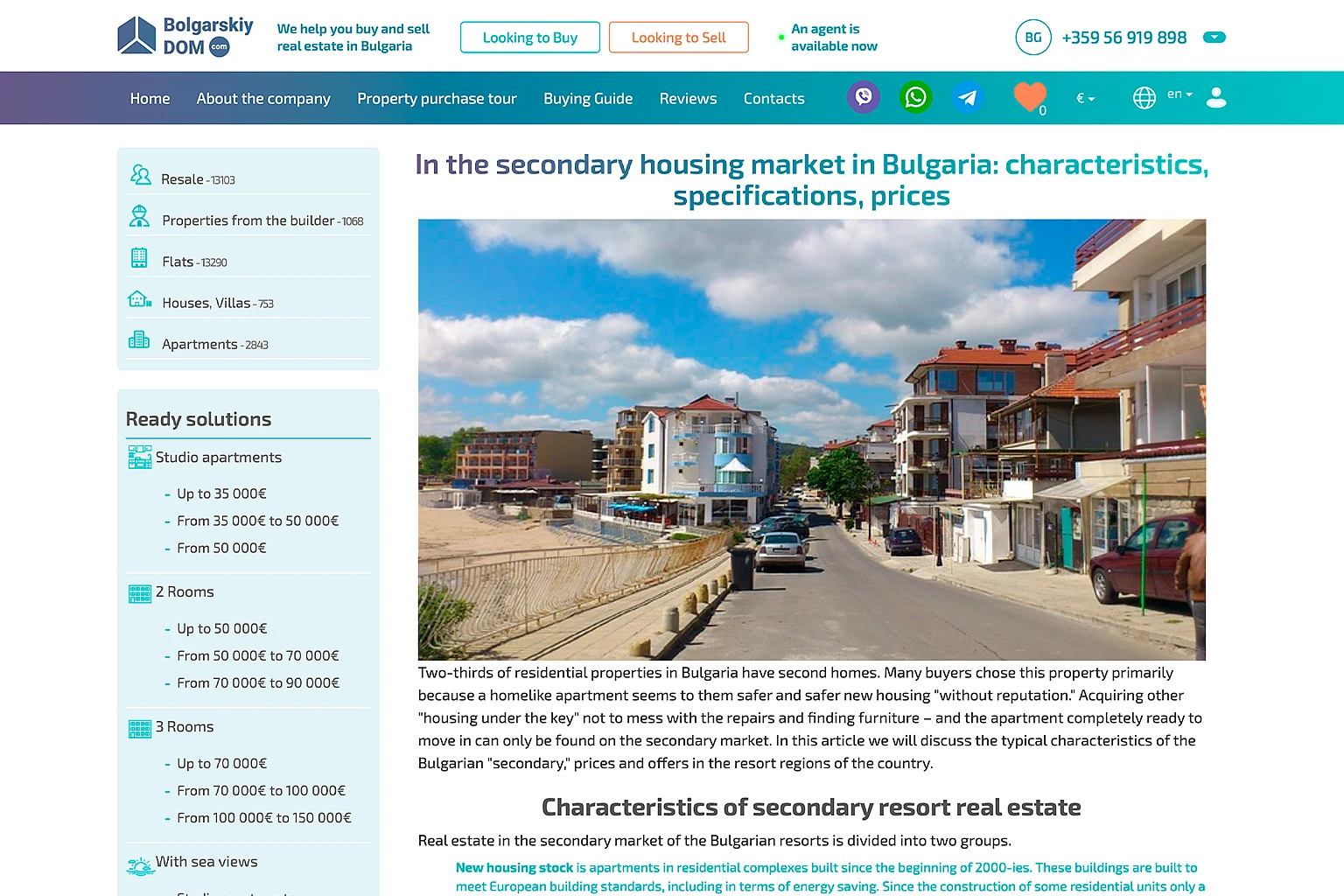 Illustration of an expert blog about buying property abroad and choosing a country for investment