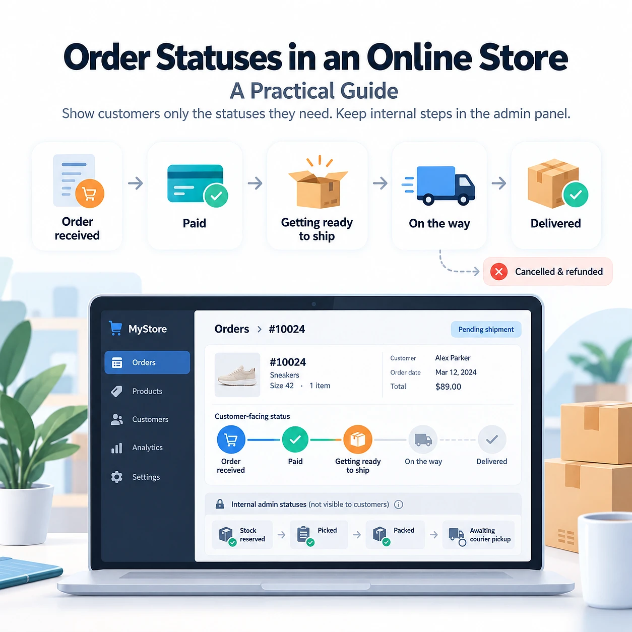 Order Statuses in an Online Store: A Practical Guide